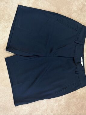 Lady Hagen Navy Tailored Bermuda Shorts